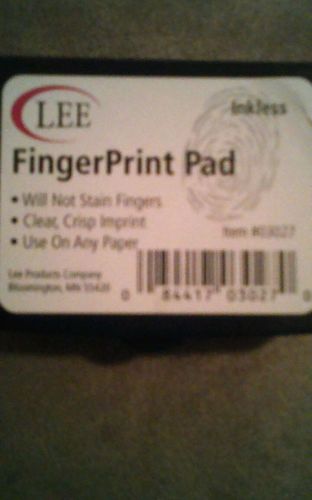 Lee inkless finger print pad