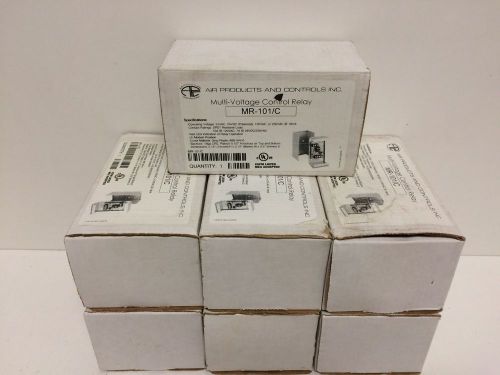 (8) NEW AP&amp;C AIR PRODUCTS AND CONTROLS MULTI-VOLTAGE CONTROL RELAYS MR-101/C
