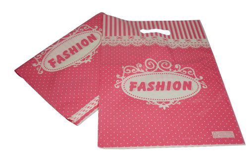 Pink Fashion Merchandise Shopping Bags Retail Shop Flea Market 9x13in Pack of 40