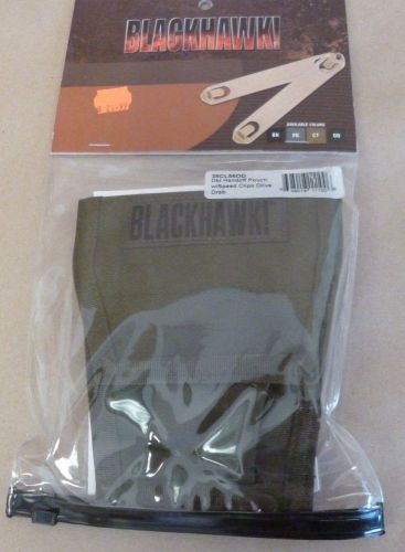 Blackhawk 38cl56od double handcuff pouch w/ speed clips olive drab for sale