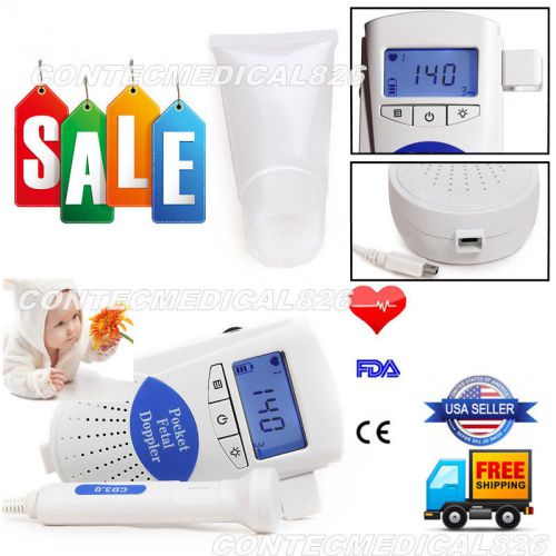 Us seller sonoline b fetal doppler, baby heart monitor, 3mhz probe, gel, fda,new for sale
