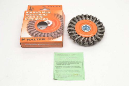 WALTER 13-L 404 4X3/8X5/8 IN-11 STEEL WHEEL WIRE BRUSH GRINDER B490232