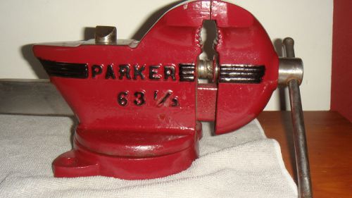 PARKER 63 1/2 BENCH VISE -PIPE JAWS-HARDY TOOL