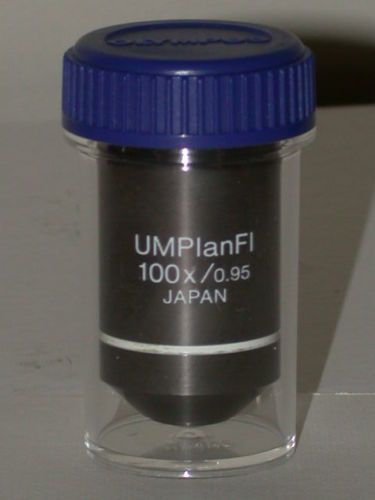 NEW OLYMPUS UMPlanFl,UMPlFl 100x microscope objective.