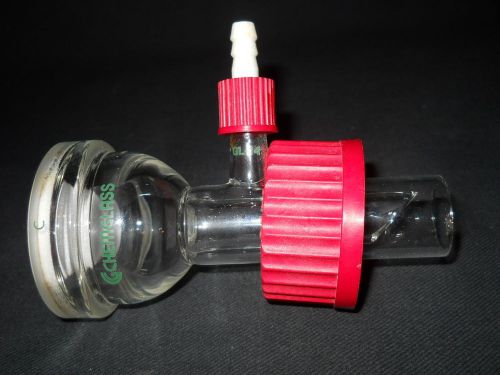 Chemglass GL-14 Coarse Frit 47mm Vacuum Filtration Support w/ GL-45 Bottle Base