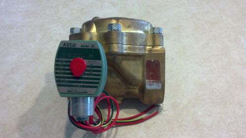 Asco red-hat ii solenoid valve 8210g100 2&#034; 24 volt 2 way for sale