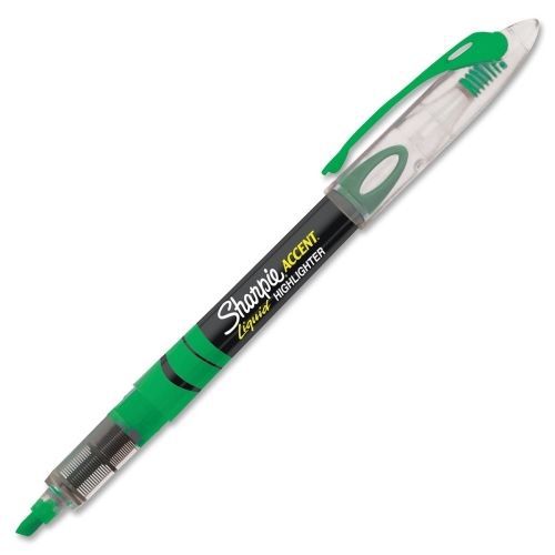 Sharpie Accent Pen-Style Liquid Highlighter -Chisel -Green Ink -1 Ea- SAN1754468