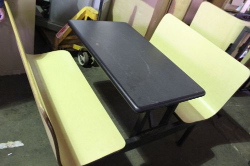Restaurant Booth &amp; Table Combo. Lot of 4.