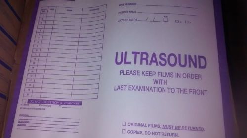 Ultrasound, Purple #527 - Category Insert Jackets, System I, Open End - 14-1/4&#034;