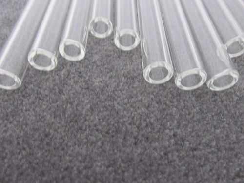 6&#034; Pyrex Glass Blowing tubes 5 Piece 10mm OD 6mm ID Inch Tubing 2mm Thick Wall