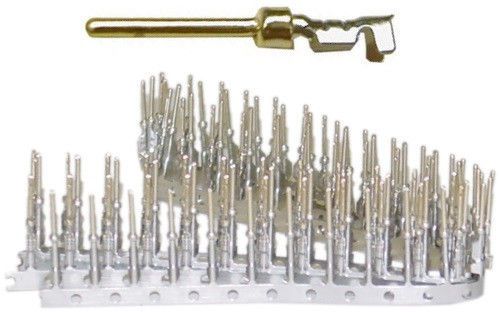 Lot100 male high density hd/hpdb15 svga/vga cable end/connector d-sub crimp pins for sale