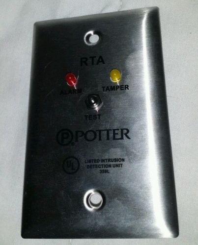 POTTER RTA REMOTE TEST ANNUNCIATOR FOR EVD-1 AND EVD-2