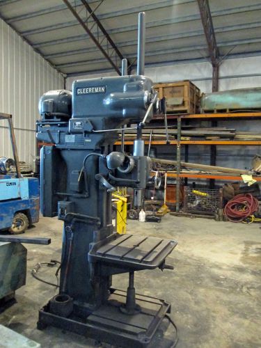 25&#034; cleereman single spindle box column drill for sale