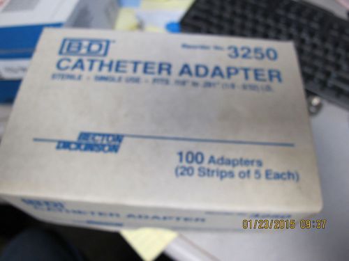 One Box (100) BD Becton Dickinson 3250 (403250) Catheter Adapter