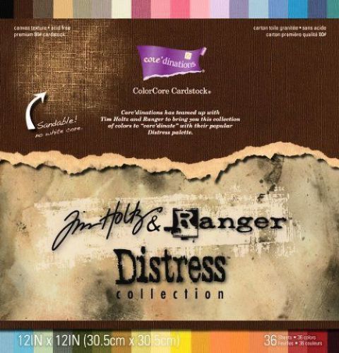 Darice GX-1900-00 36-Pack Coredinations Tim Holtz Color Core Cardstock,