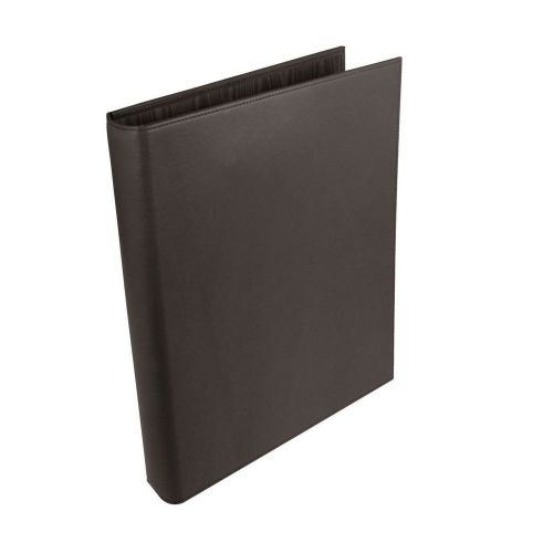 LUCRIN - Simple A4 binder - Smooth Cow Leather - Brown