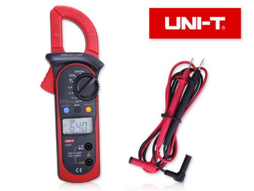 UNI-T UT201 current LCD Digital Handheld Clamp Multimeter CE Volt Voltmeter
