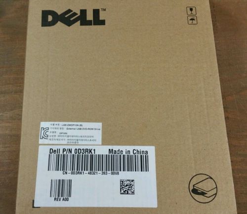 NEW OEM Dell External USB DVD-ROM Drive - Models: DP10N / USB-1331 - NWB
