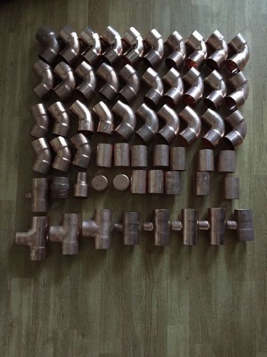 Lot Of 58 Copper Fittings 1 1/2&#034; New 1.5&#034;