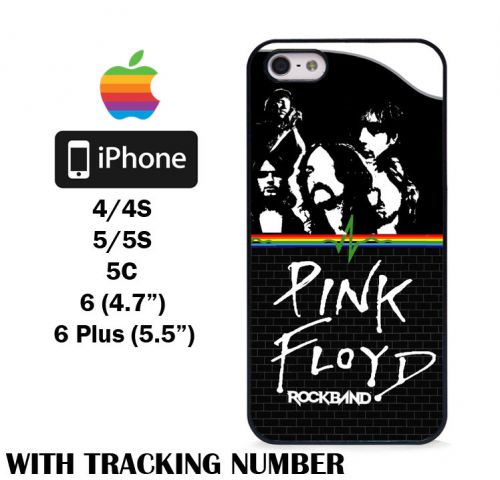 New PINK FLOYD Rock Band Music Logo Hard iPhone 4 4S 5 5S 5C 6 6 Plus Case Cover