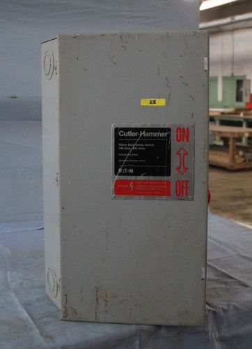 Cutler-Hammer Eaton heavy duty fusible safety switch100 amp 250 volt WILL SHIP