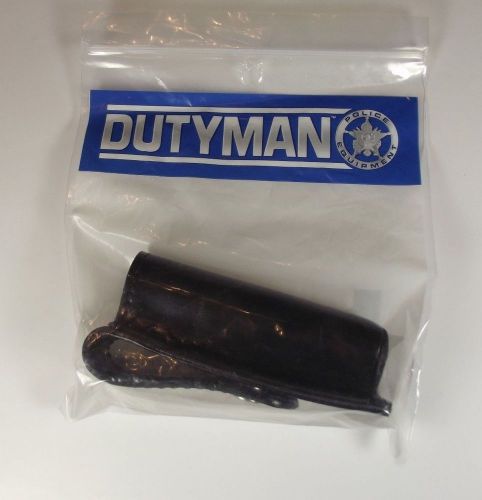 Dutyman Clarino Leather Short Closed Bottom Baton Holder Fits 2-1/4 Duty Belt