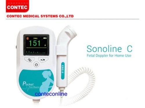 Sonoline c pocket fetal doppler color lcd screen for pregnant woman for sale