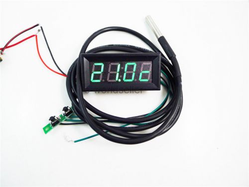 0.56&#034; Digital Clock Voltmeter Thermometer  3-in-1 for Car/Room/Water