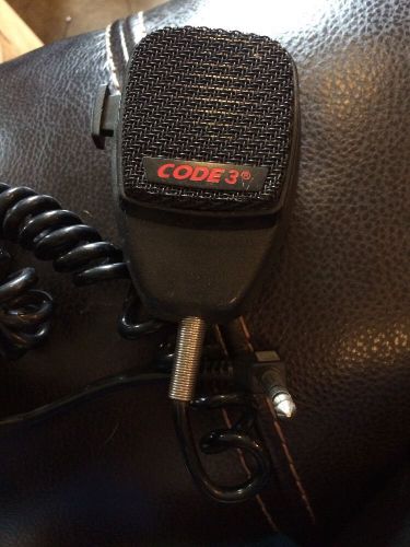 Code 3 Microphone  (Mic, Siren, PA, Public Address) No Reserve