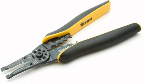 Titan Tools New Electrical Wire Strippers AWG 8-20 and Stranded 8ga - 22ga