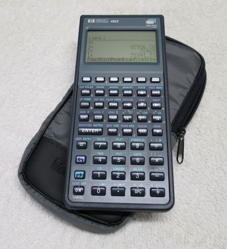 Hewlett Packard HP 48GX Calculator, 128 KB ram with BLACK Contrast LCD Display
