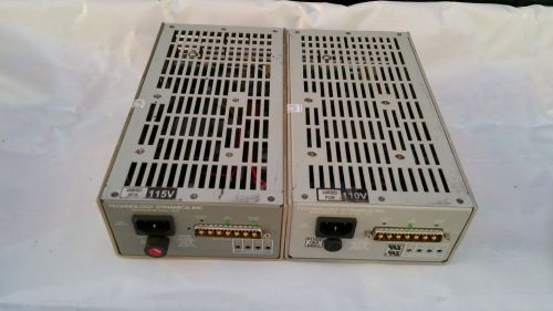 Lot of 2 Technology Dynamics TBC-28-20-LVBD-WTO-TDO-886 Power Supplies