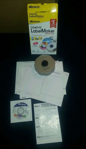 MEMOREX CD&amp;DVD LABELMAKER STARTER KIT-DESIGN, PRINT, &amp; APPLY LABELS