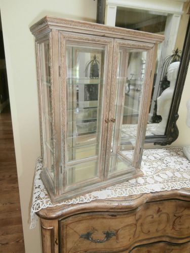 Vintage Wood and Glass Display Case