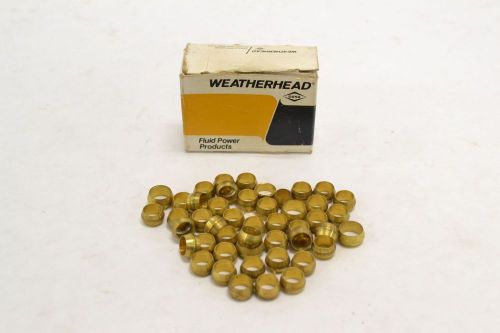 LOT 47 WEATHERHEAD 60X6 TUBE CONNECTION SLEEVE ADAPTER FITTING 3/8IN B281161