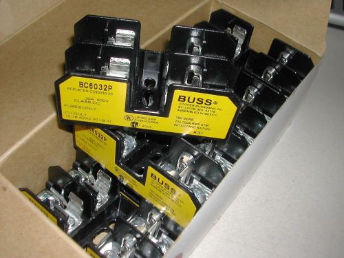 Bussmann Fuse Holders Box Lot Of 8 BC6032P NEW IN BOX B21
