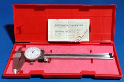Mitutoyo 505-626-50 shock proof stainless hardened dial caliper 6&#034;, tested! for sale