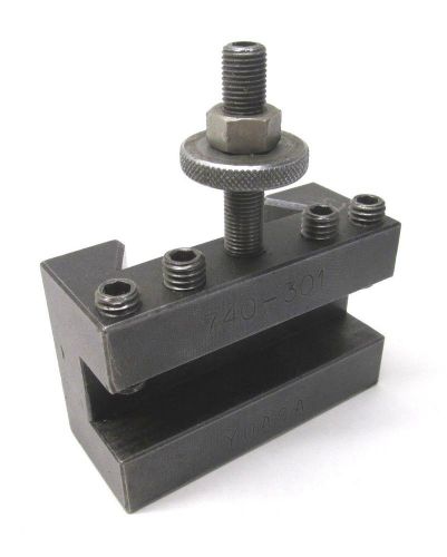 Yuasa #740-301 quick change turning &amp; facing tool holder - fits cxa post for sale