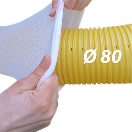 65.62ft Drainage Tube Filter Fabric Weed Control for Drainage Pipe DN80