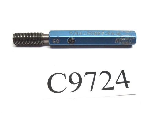 7/16-20 unf-2a-w thread set plug gage go pd .4037 lot c9724 for sale