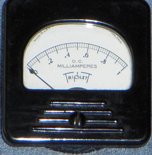 Vintage Triplett Electric Instrument Company Model 227-T D.C. Milliamperes Clean