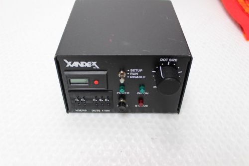 3714  Xandex 350-0002 Pneumatic Die Marker Controller, Standard