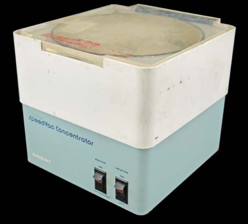 Savant svc-100h speedvac 40-slot rotor heated evaporator concentrator centrifuge for sale