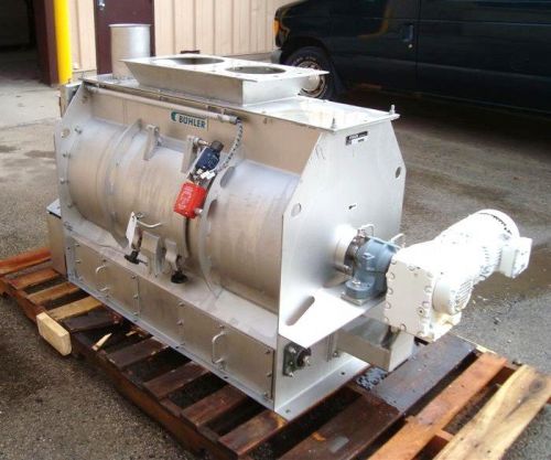 Buhler Stainless Steel Batch Paddle Mixer