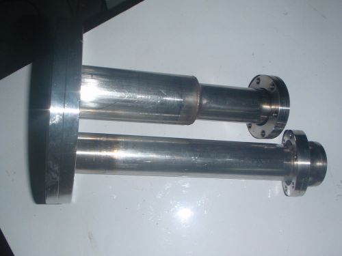 High vacuum two port adapter two 1 1/2 inch tube to 5 inch port for sale