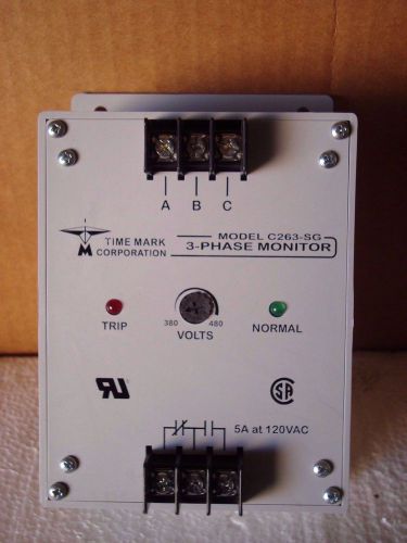 TIME MARK CORPORATION POWER PHASE MONITOR C263-SG