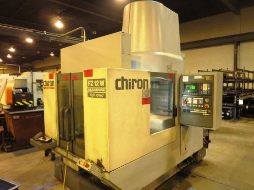 Chiron fz 12w vertical machining center, pallet changer vmc for sale