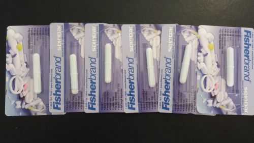 Lot of 6 PTFE Stir Bars, Fisher, 2 Inch Size