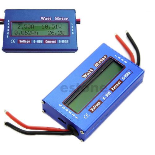 Digital battery power analyzer watt meter balancer 60v/100a for dc rc helicopter for sale