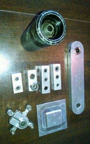 Slip drill bushing &amp; tripods and accessories. Lot of 9